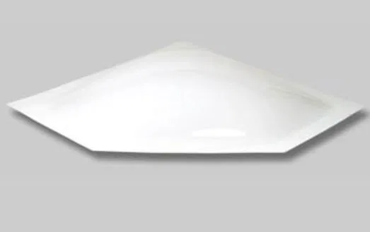 NSL3013W – S.RECREATION Skylight, 5 Inch High Bubble Type Dome Mounts Outside RV Neo Angle For 30 Inch Length x 13 in...